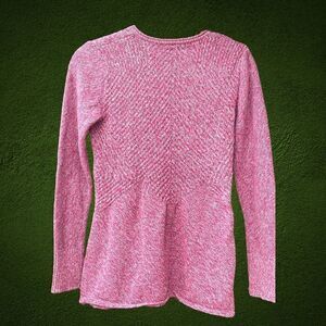 Calvin Klein Pink sweater V Neck Long Sleeve
